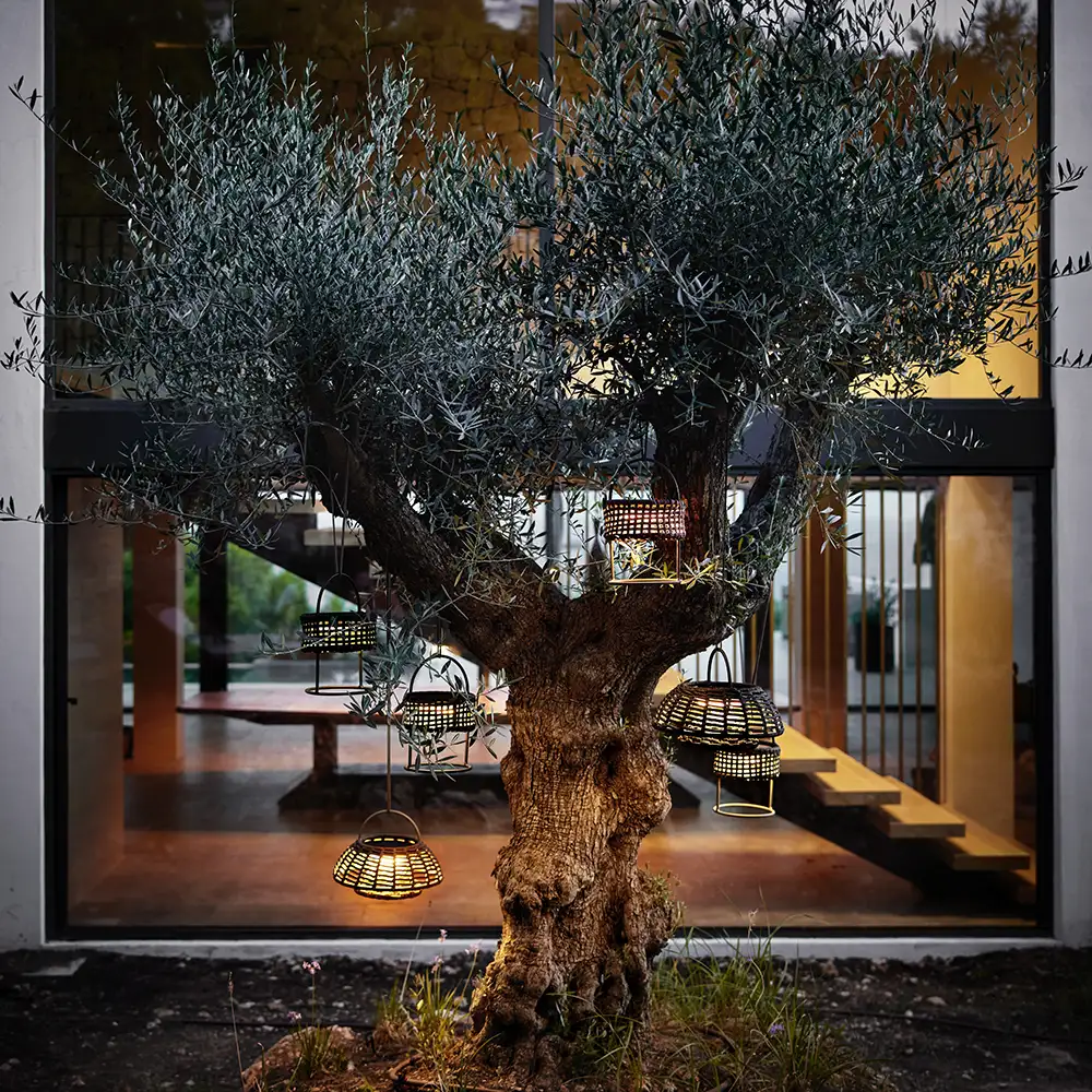 Illusion lampa t/upphängning Taupe, Soft Rope