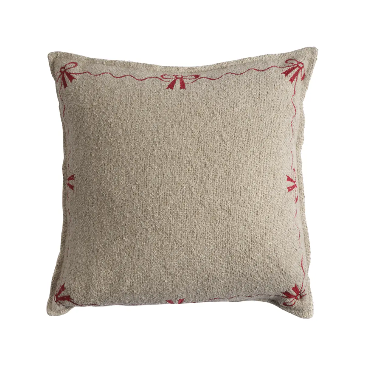 NOEL Kuddfodral Natural/red 