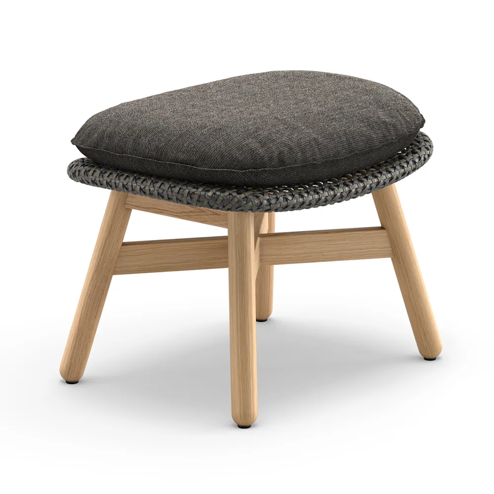 Dedon, Mbrace fotpall teak AX6 teak 0205 arabica 0126