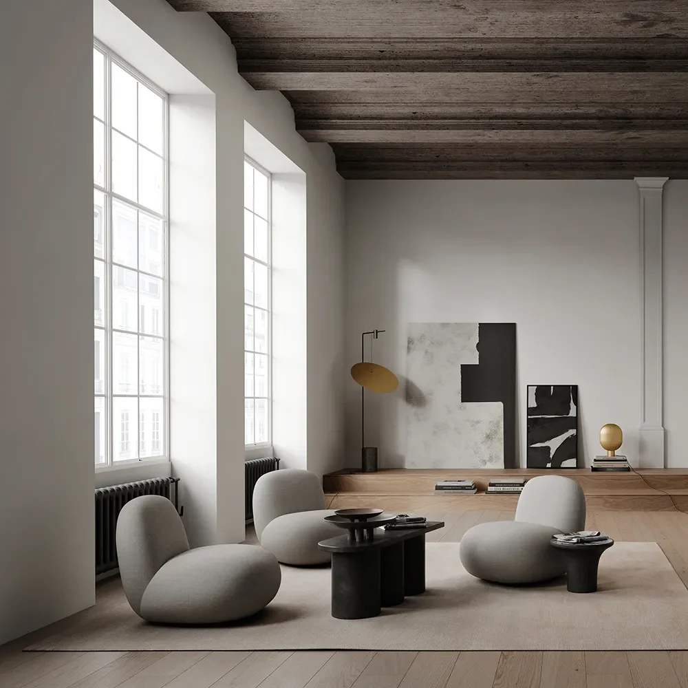 Big Foot Bänk - Coffee