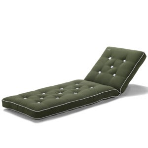 Liggvagnsdyna 60 X 185 Cm Khakigrön 