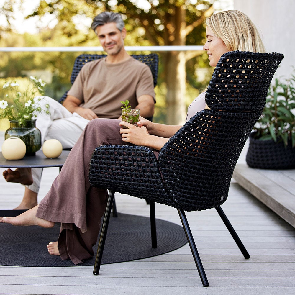 Vibe Fåtölj Hög Svart