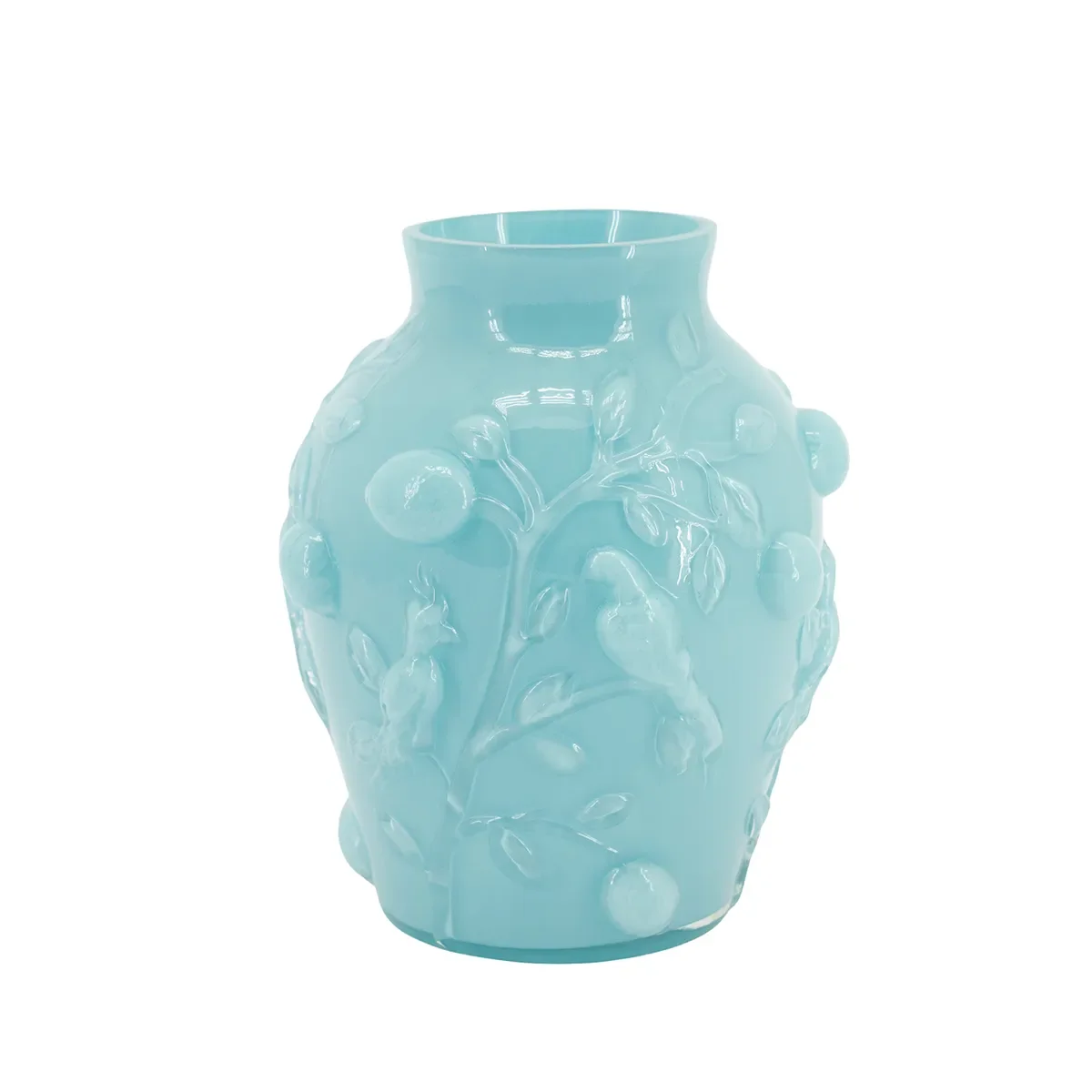 Munblåst vas Aru H22 cm Light Blue