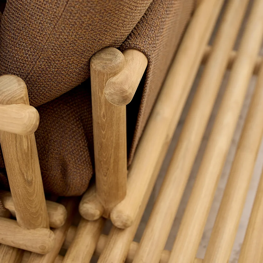 Sticks divansoffa Teak/desert sand