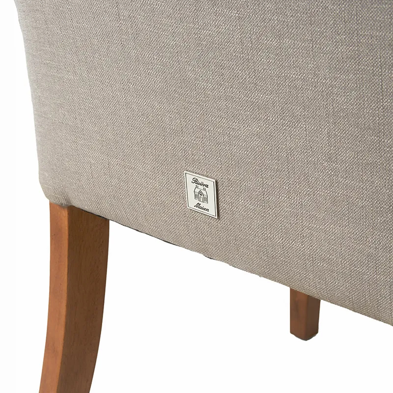 La Scala karmstol Linen flax