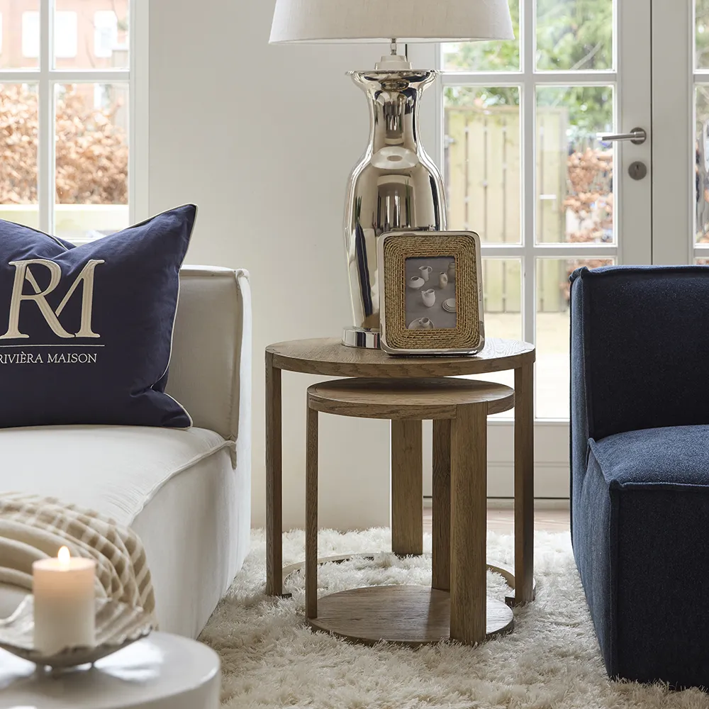 Sidobord ek Astoria 2-pack