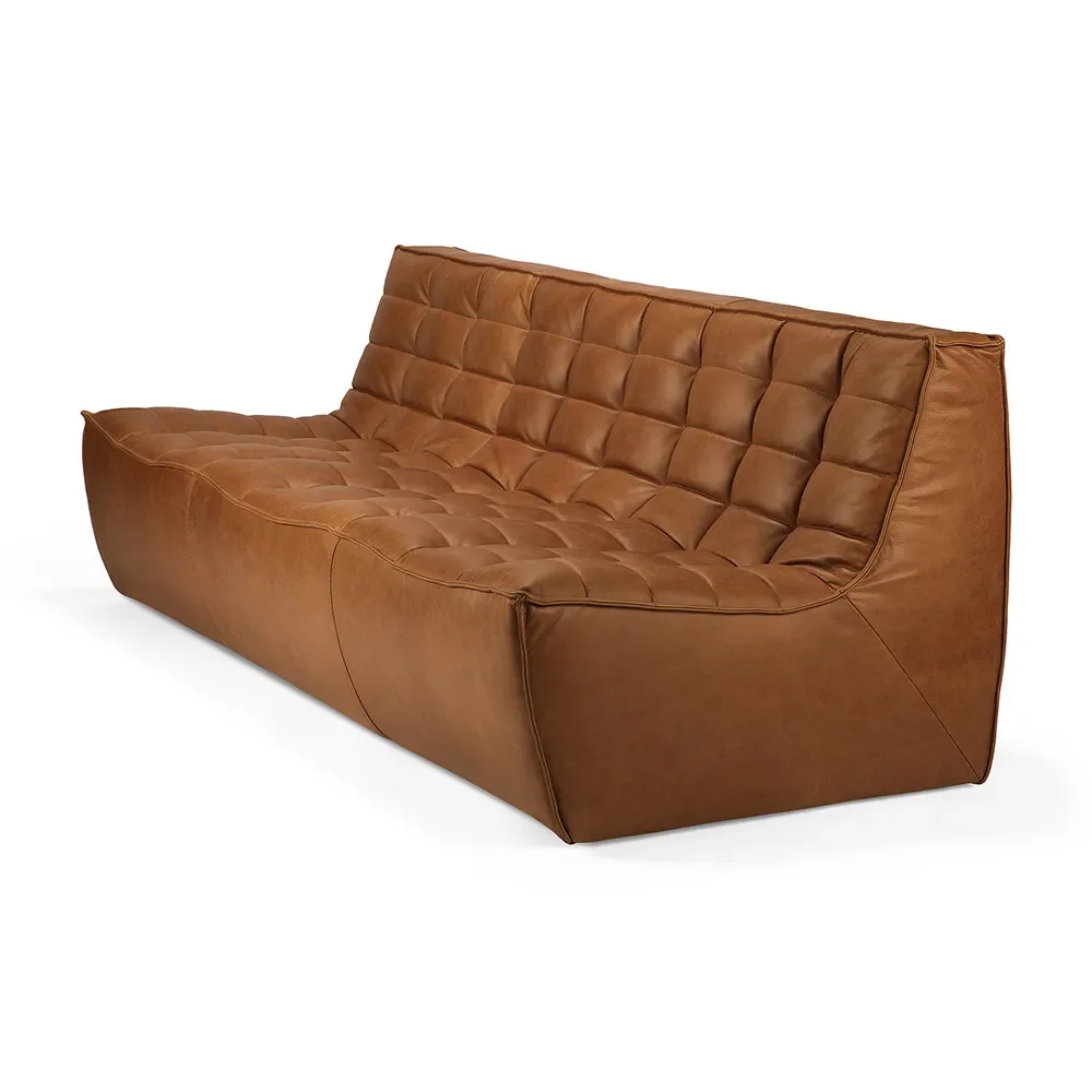 N701 3-sits soffa Leather