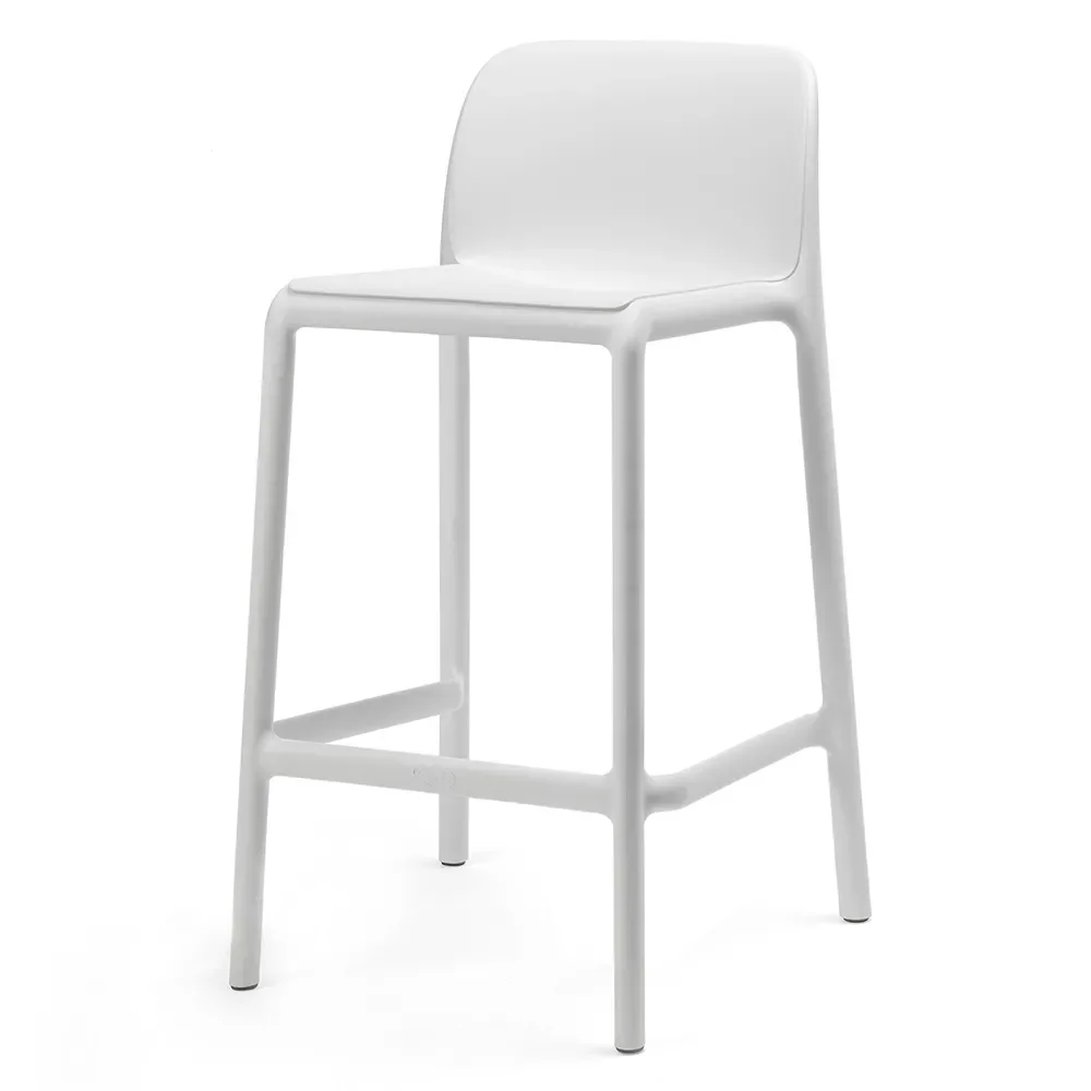 nardi, faro barstol låg white
