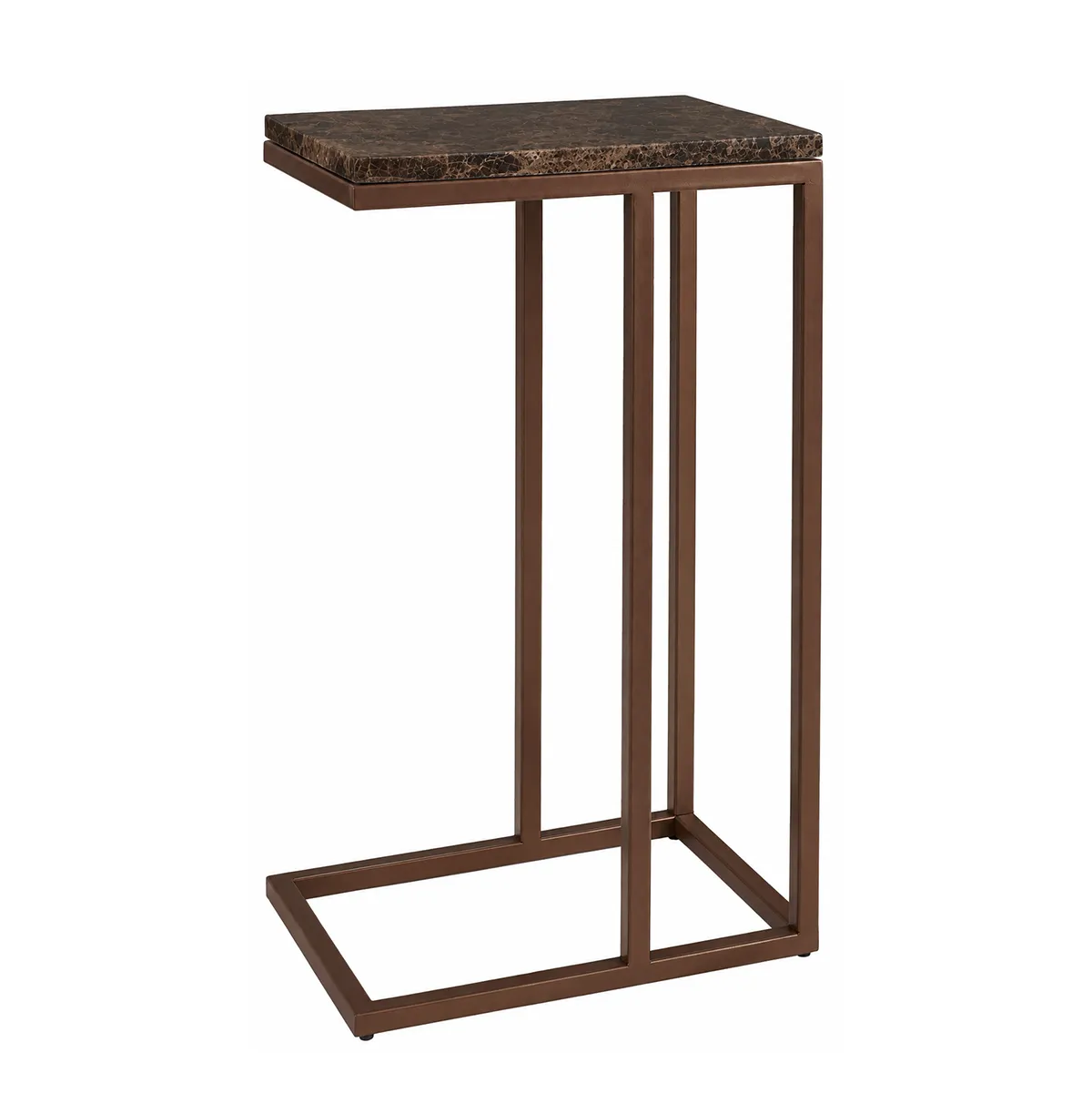Artwood, Sidobord i Marmor Taro Slim Dark brown
