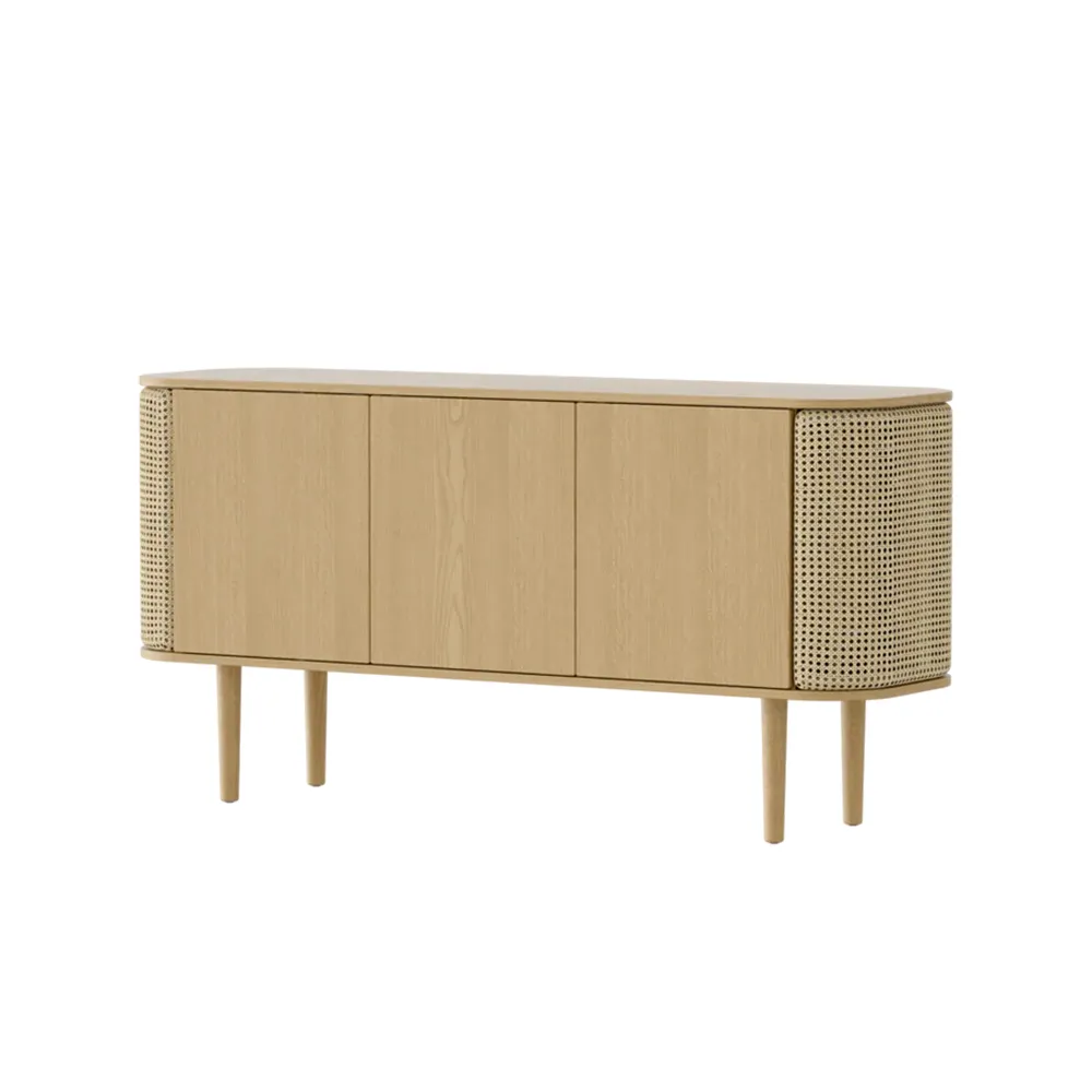 umage, treasures 3-dörrars skåp ek/venetian cane