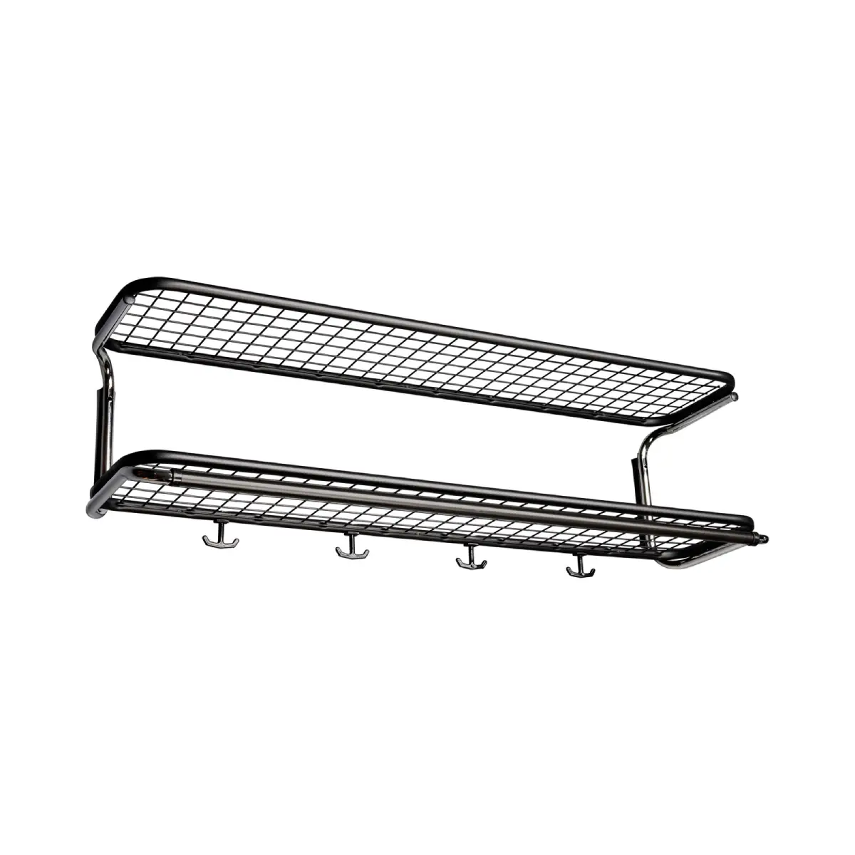 Essem Design, Classic hatthylla 110 cm Svart Krom