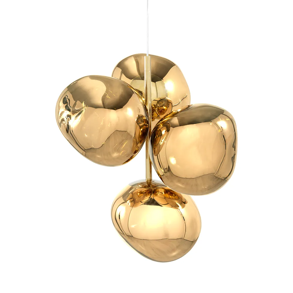 Melt Chandelier Mini Gold Takkrona LED