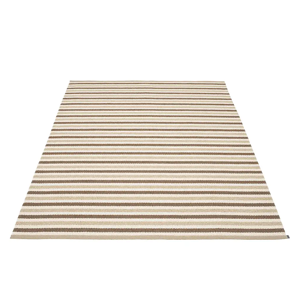 pappelina, teo matta 140x200 cm brick/beige/vanilla