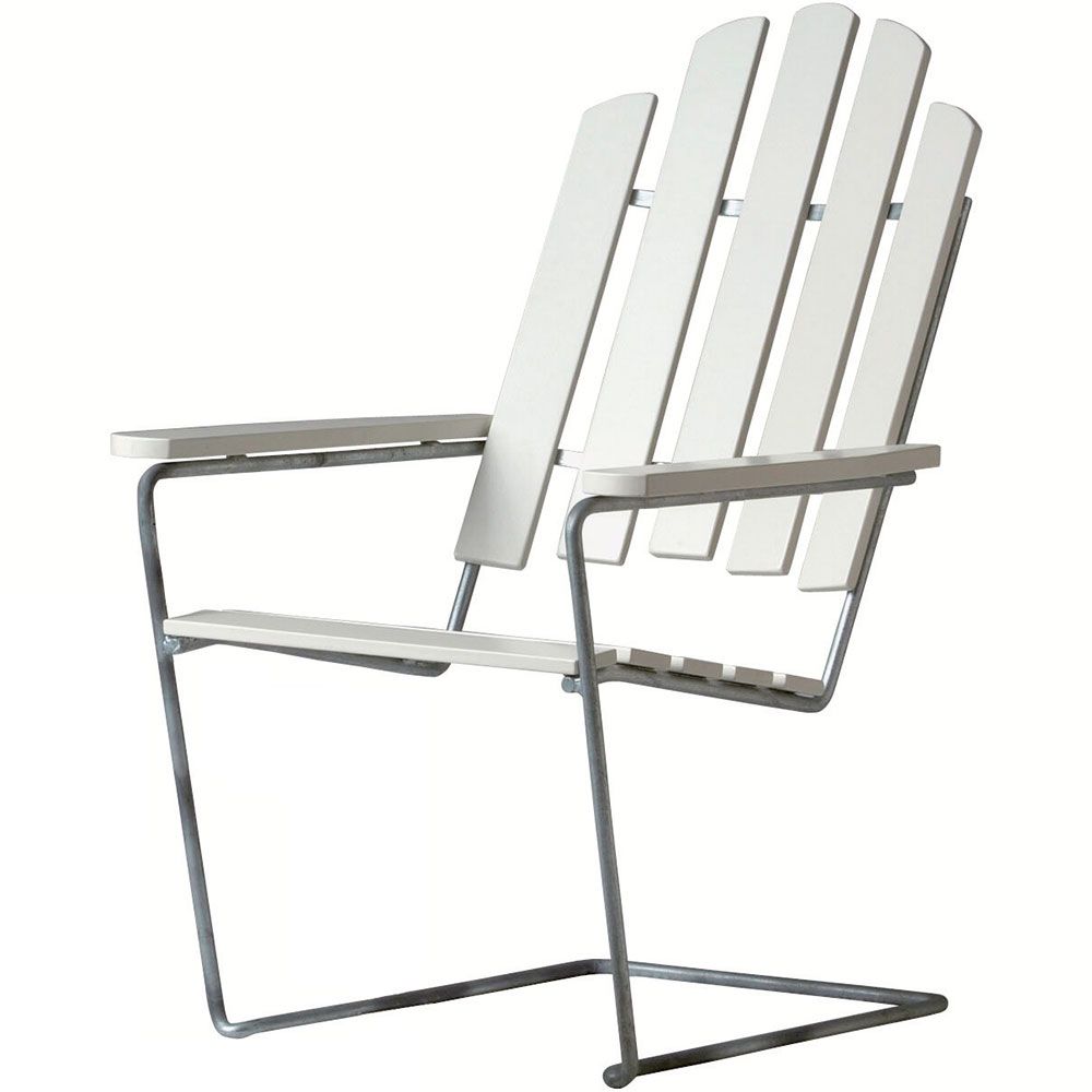 Pall A3 Vitlackad Ek / Varmförzinkat Stativ