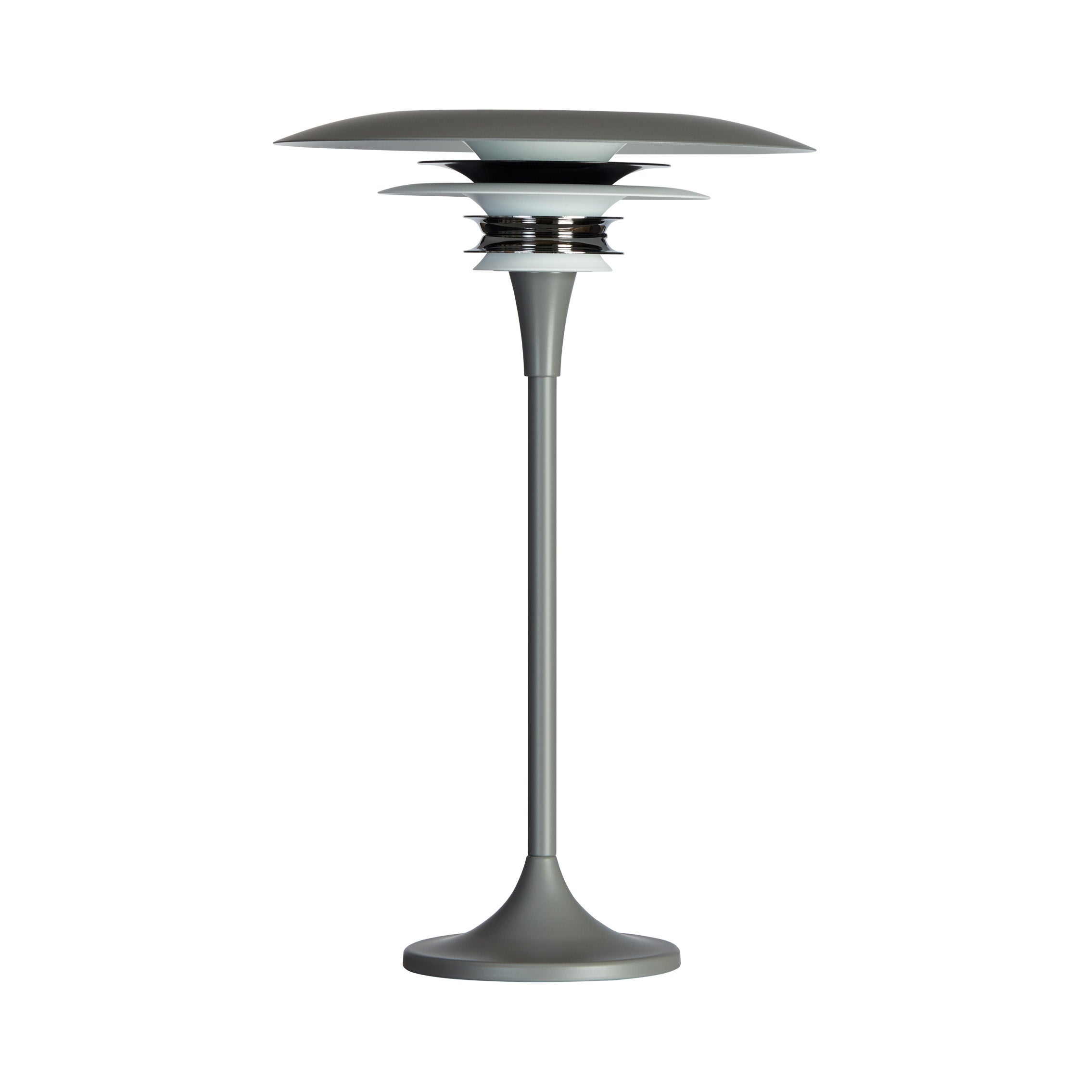 Belid, Diablo Bordslampa D300 Grå/Blanksv  G9 Inkl Ljuskälla