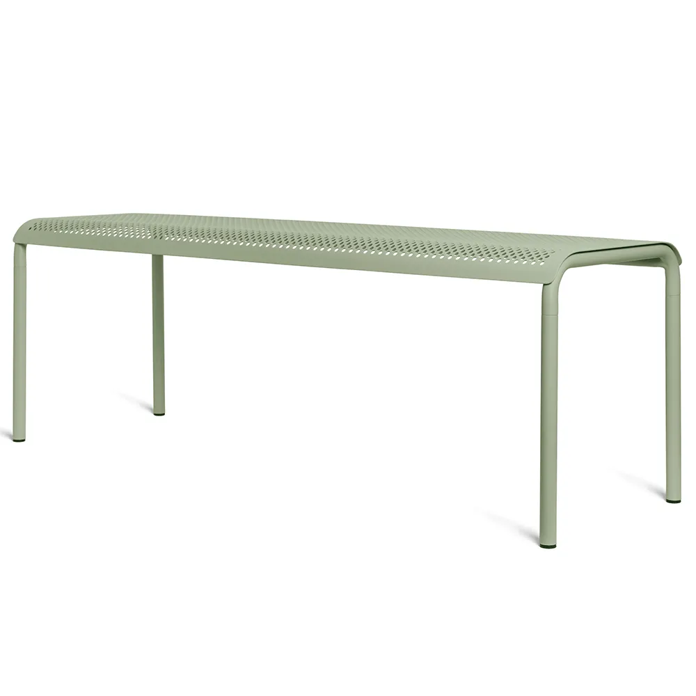 Produktfoto för Ferm Living - Dapple Bench - Trädgårdsbänk - Tea Green - W130 x D39.8 x H45 CM