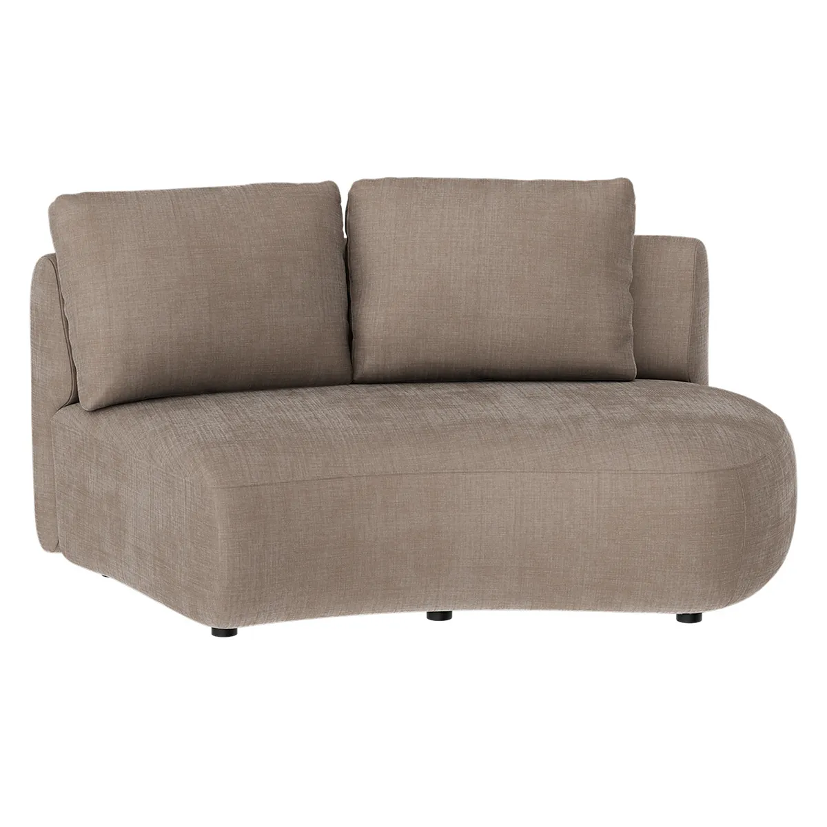 Dixon 2-sits sektion höger Gabby taupe