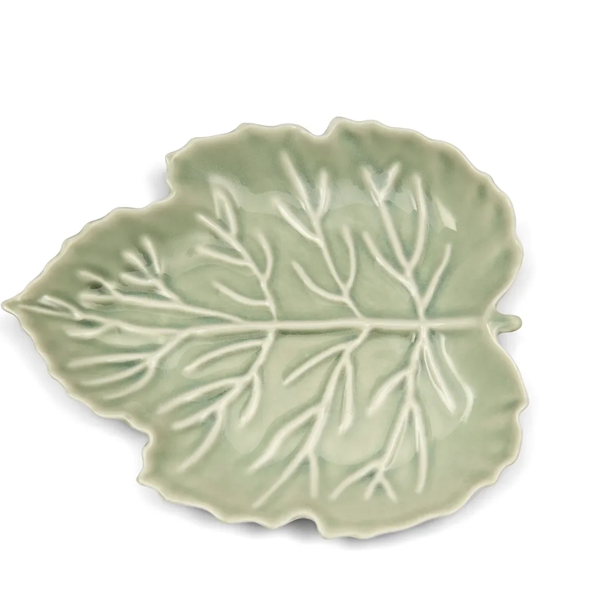 Riviera Maison, Tallrik Autumn Leaf 23x19 cm Green
