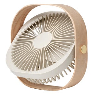 Portabel fläkt Fantastic Wood/Beige