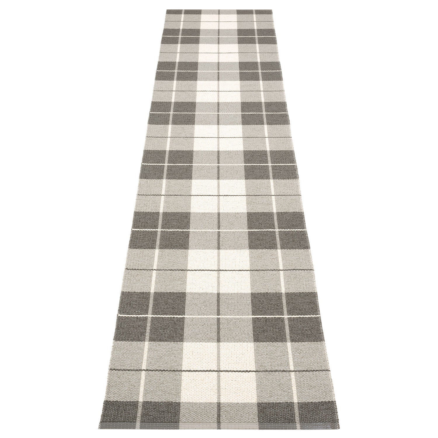 Pappelina, Ed matta 70x335 cm charcoal / warm grey / vanilla