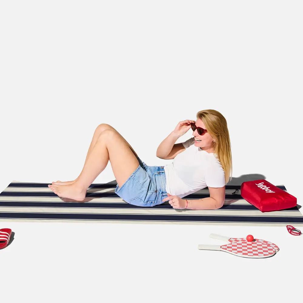 Fatboy beach baggy XL stripe navy