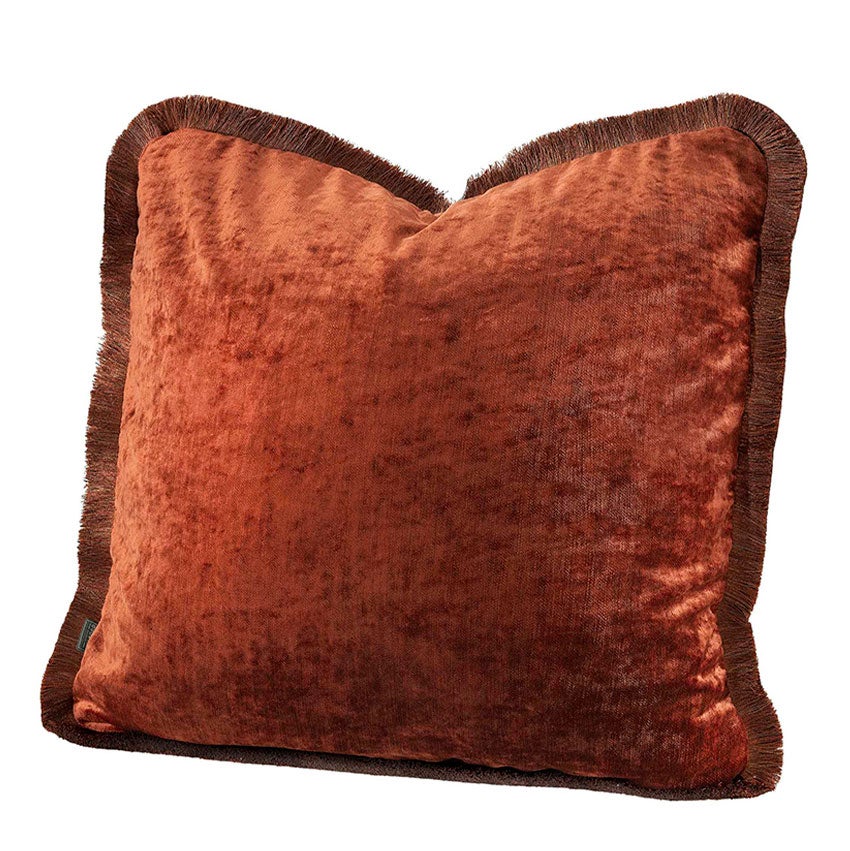 Artwood, Garda Velvet Rosso Kuddfodral Fringe 60X60 Artwood, Garda Velvet Rosso Kuddfodral Fringe 60X60