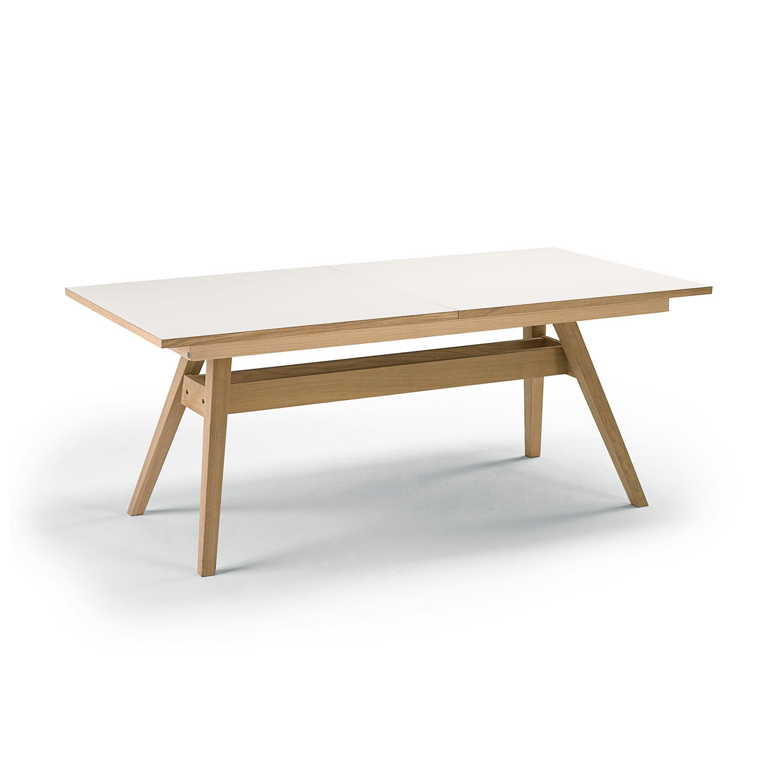 Sm11 Bord Ek Vitolja/Svart Nanolaminat 183-275X100X74Cm 