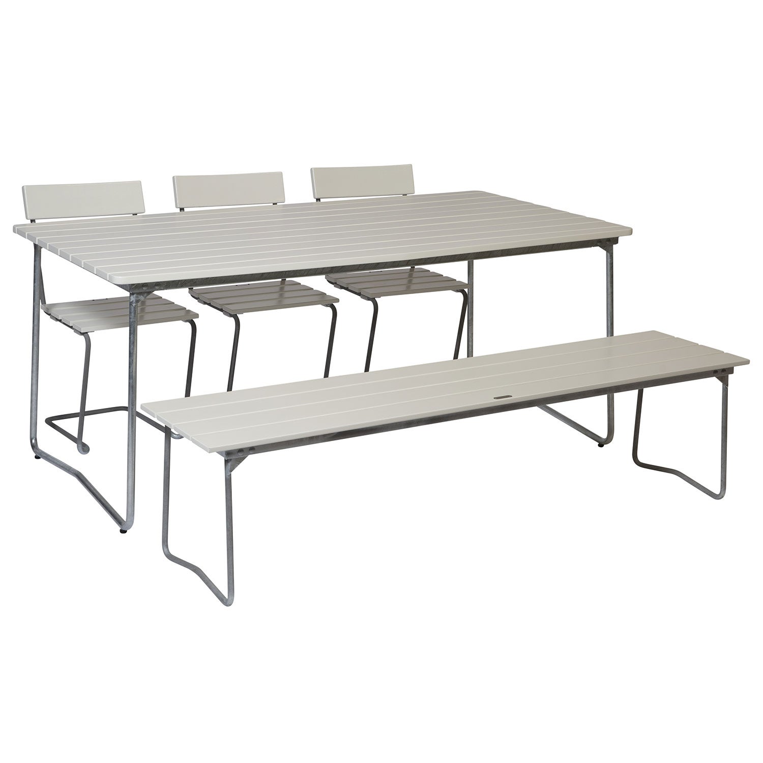 Bänk 9 Vitlackad ek