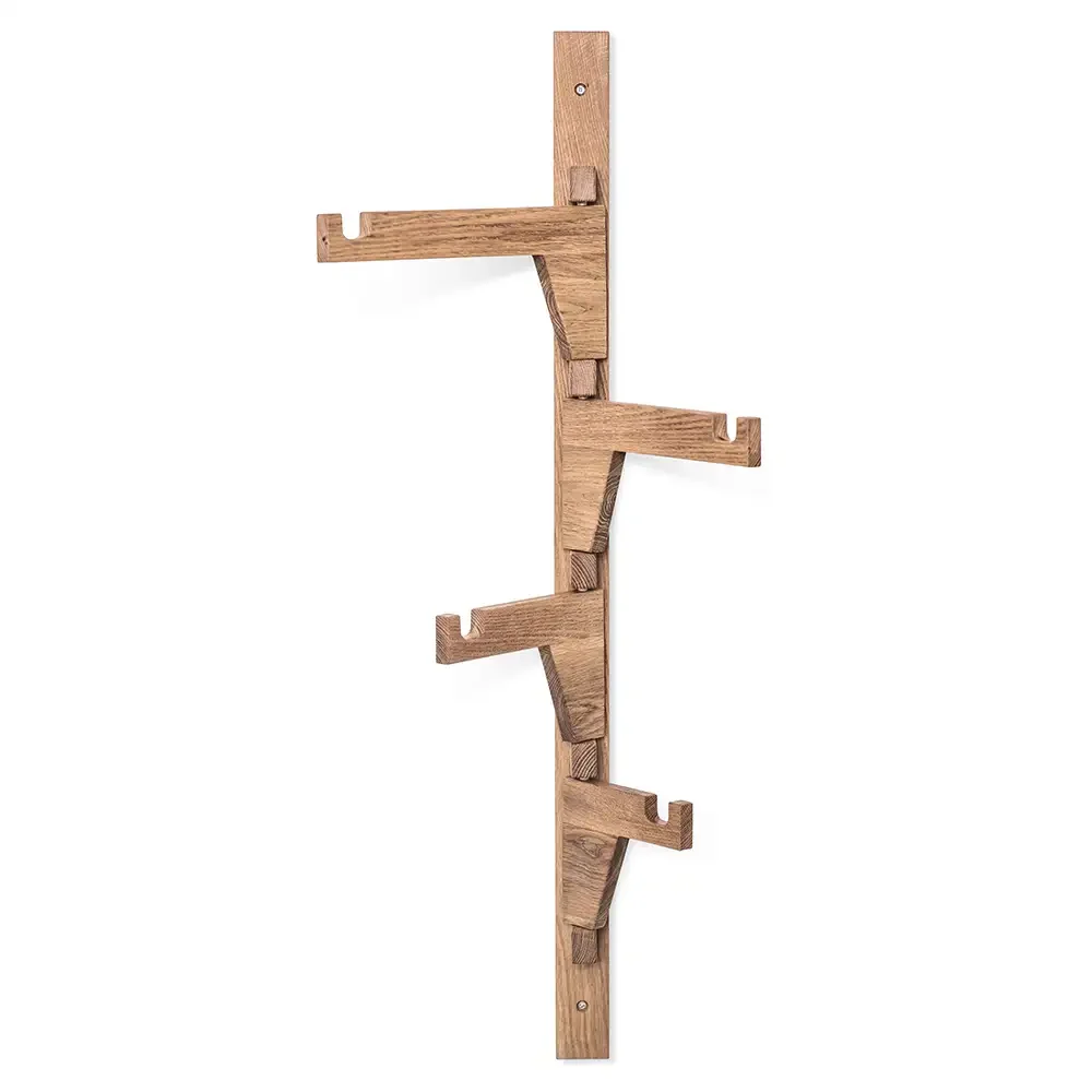 Torkelson, Klinte Klädhängare svängbara armar oljad ek