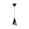 Cornet Lampskärm Black/Brass