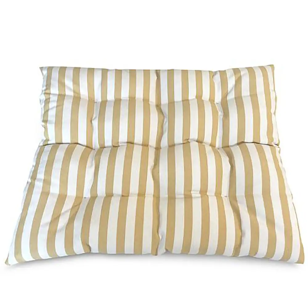 Skagerak Barriere Cushion 43×43 Golden Yellow Stripe