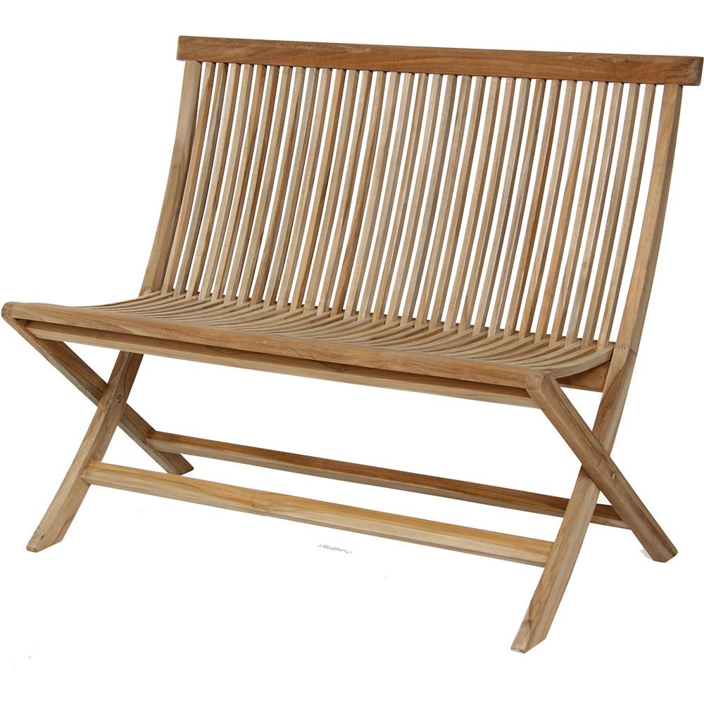 Turin 2-sitssoffa teak