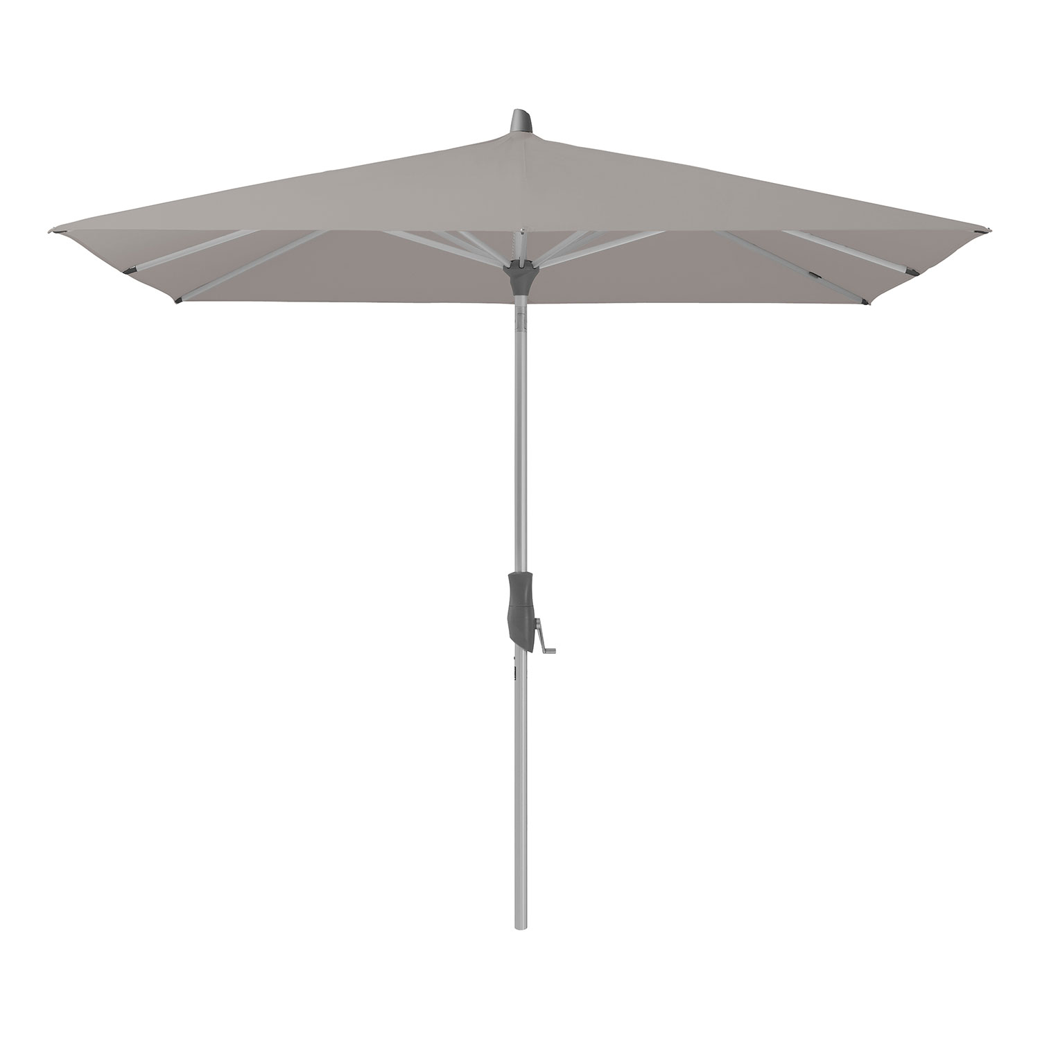 Glatz Alu-twist parasoll 240×240 cm cm kat.5 686 urban clay