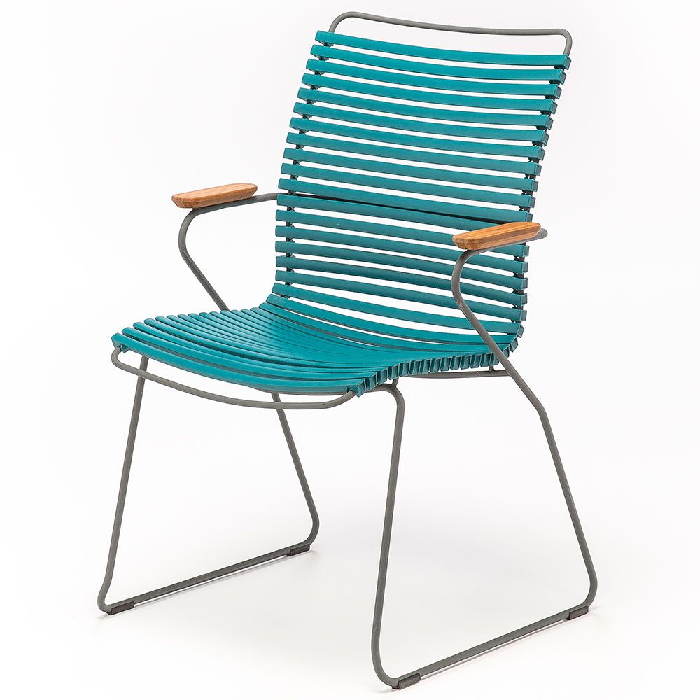 houe, click karmstol hög rygg petrol