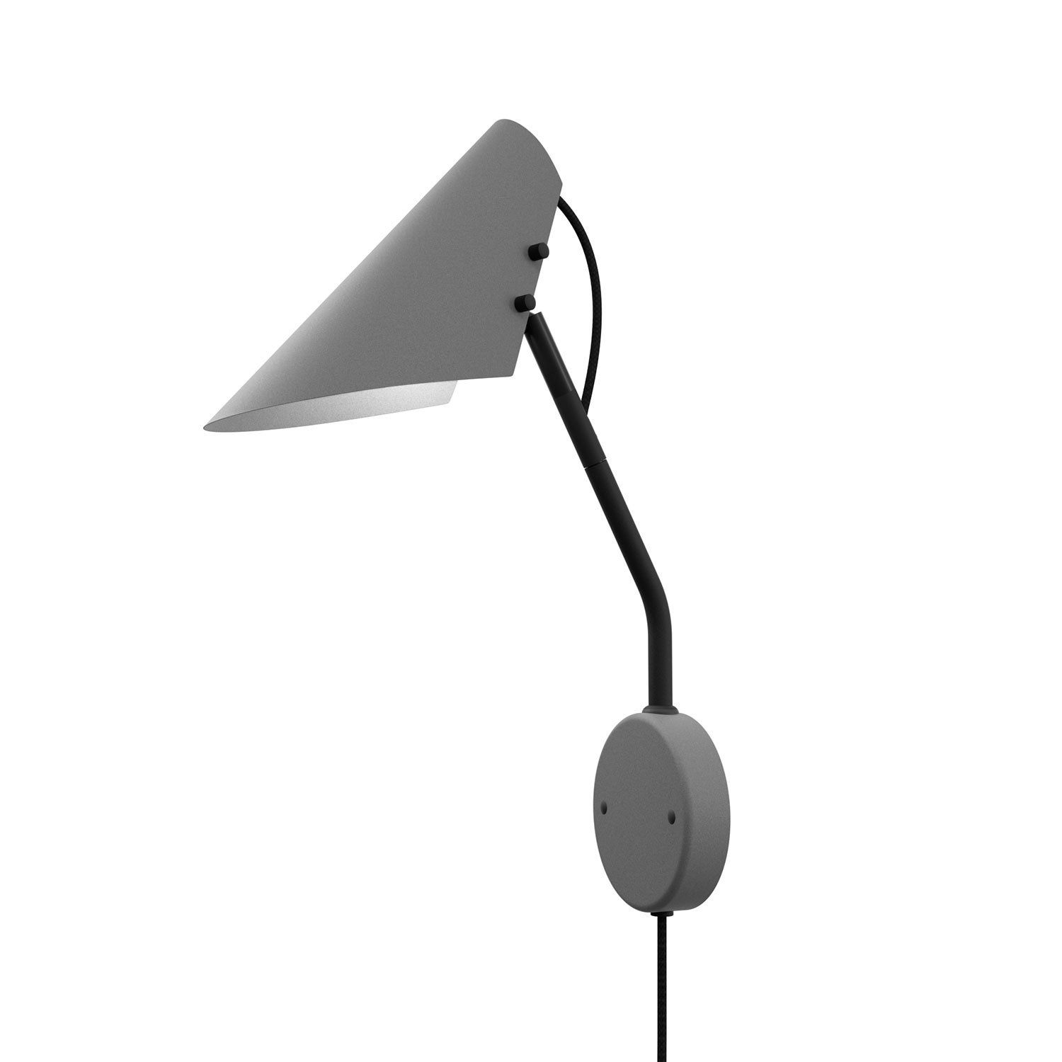 Belid, Vincent Vägglampa Svartstruktur/Betongstruktur