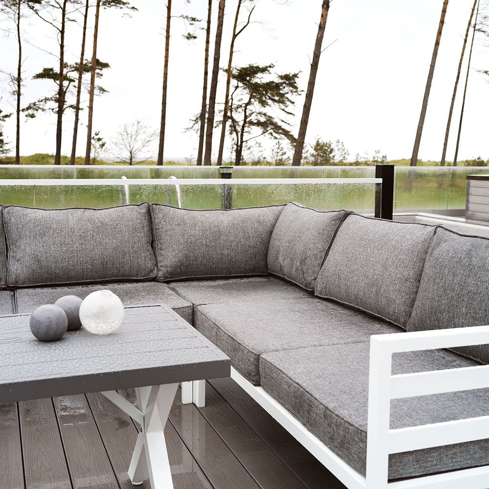 Weldon fåtölj svart/grå 