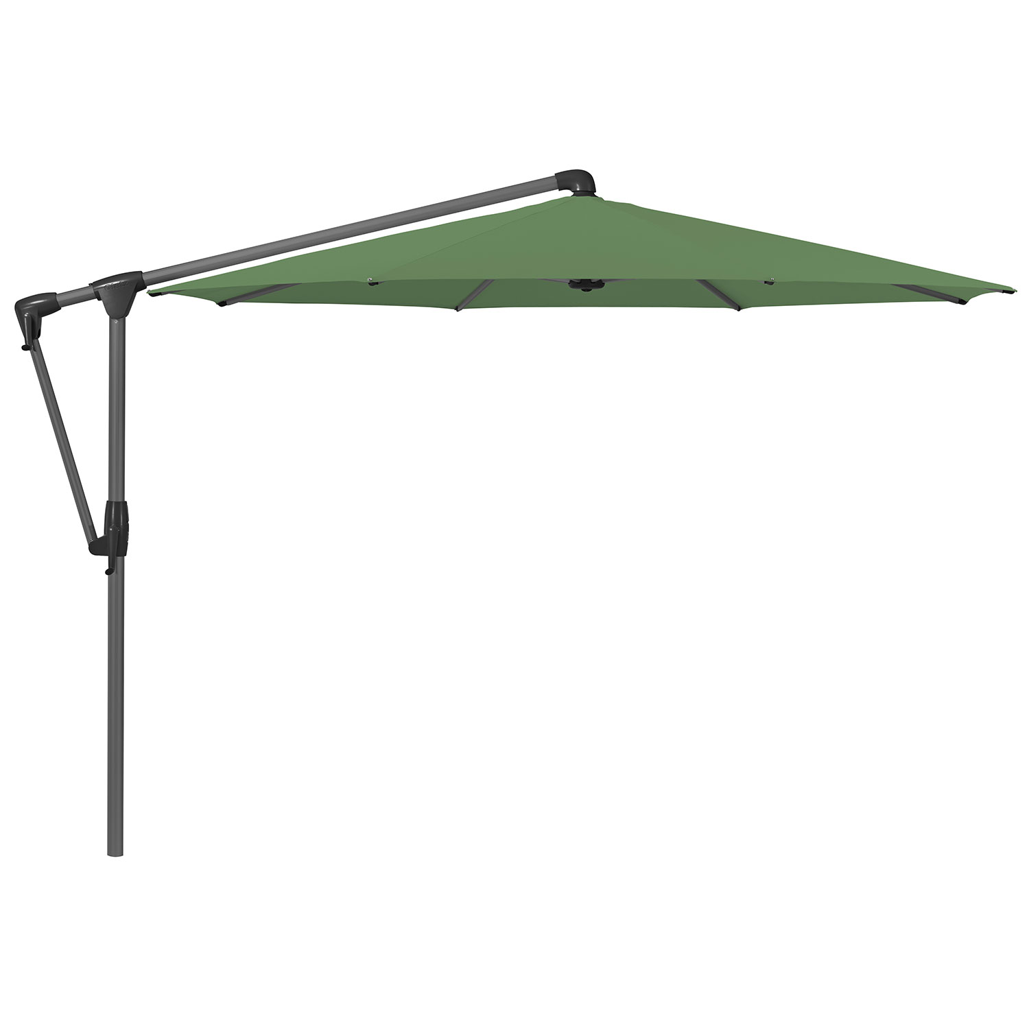 Sunwing Casa frihängande parasoll 330 cm kat.5 antracite alu / 677 nile