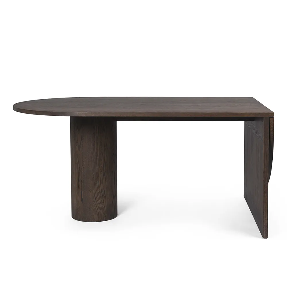 Produktfoto för Ferm Living - Pylo Dining Table - Matbord - Dark Stained Oak - W100 x H74 x D210 cm