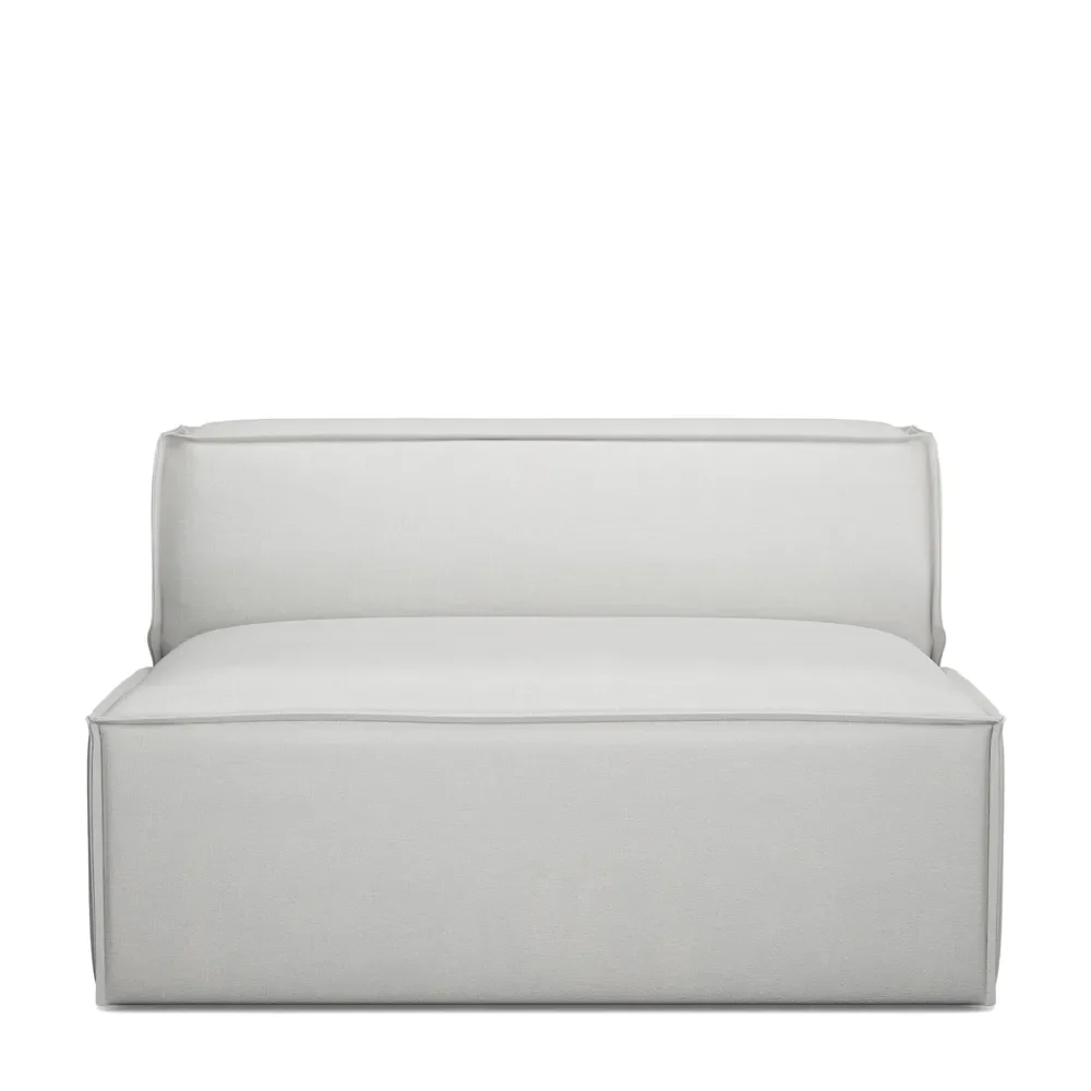 Riviera Maison, The Jagger Mittmodul 125 cm washed cotton ash grey