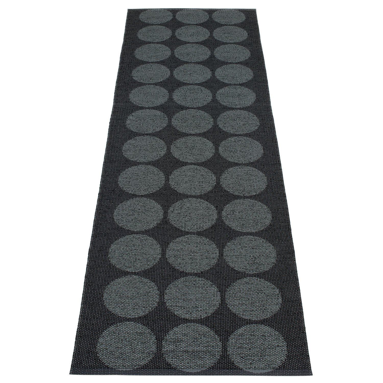 Pappelina Hugo matta 70×240 cm blackmetallic / black