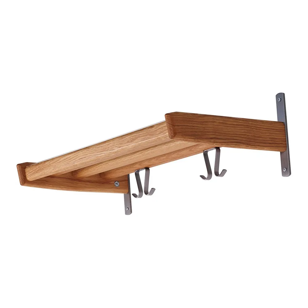 oscarssons möbel, meja hatthylla 59 cm lackad ek