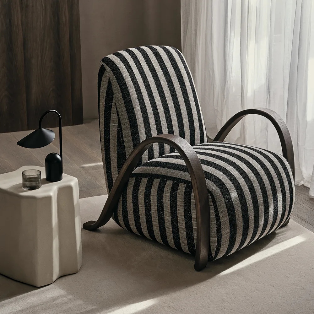 Buur Fåtölj Louisiana Sand/Black