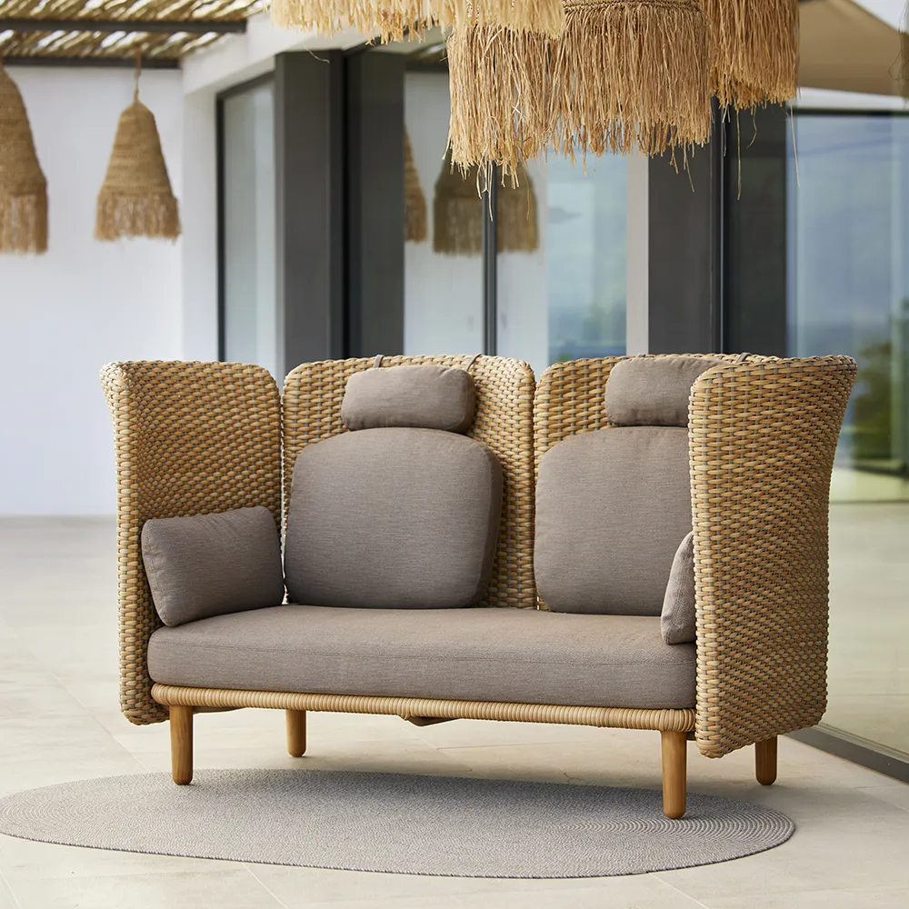 Arch 2-sits soffa m/höga arm-/ryggstöd 