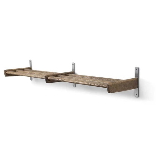 Meja Skohylla 115 cm Rökt Ek