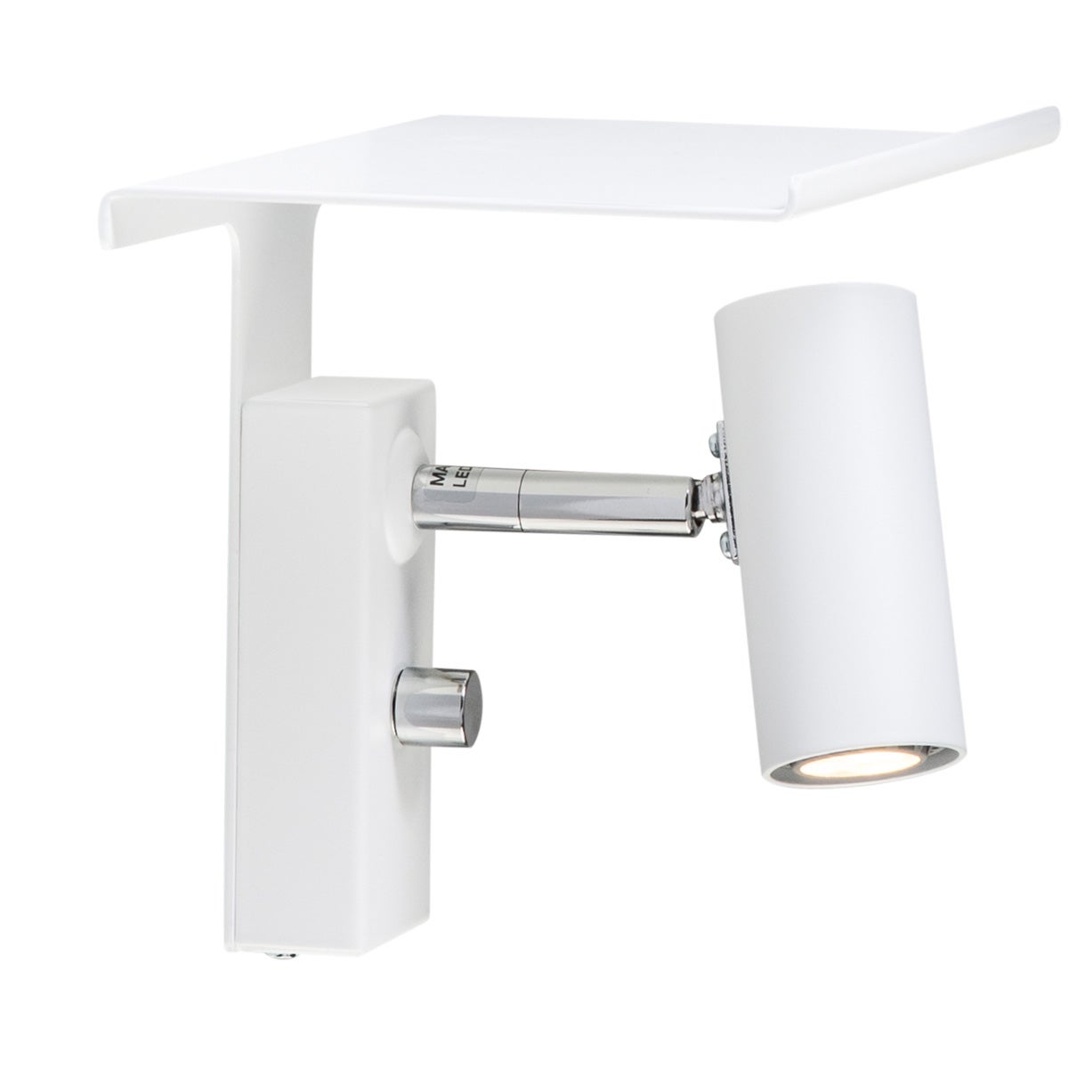 belid, cato vägghylla enkel mattvit