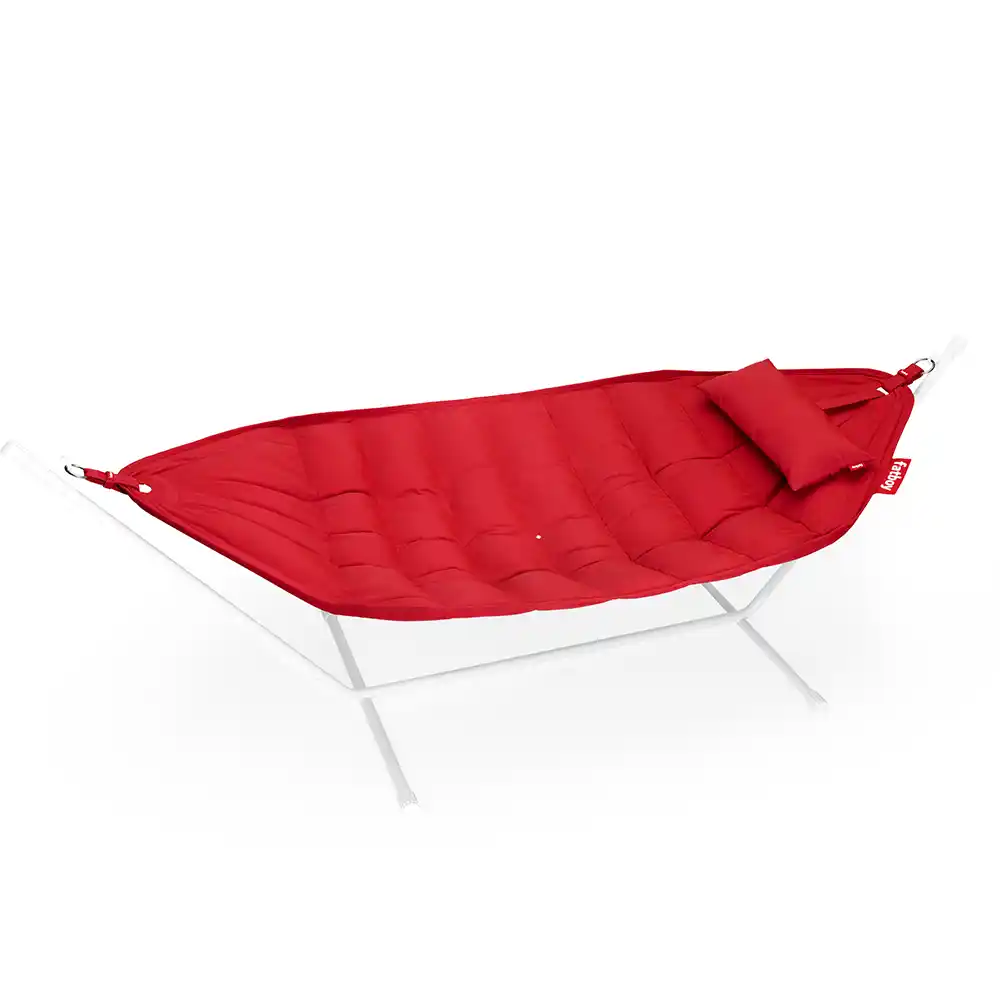 fatboy, headdemock superb red incl. kudde & ställning light grey
