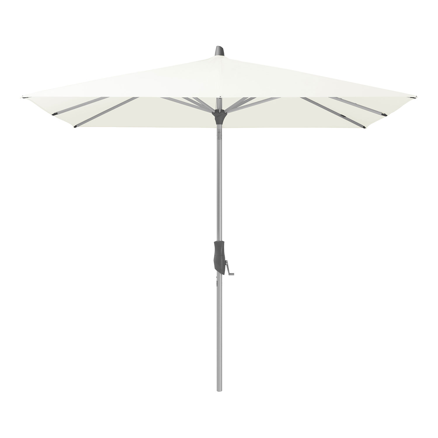 Alu-twist parasoll 240×240 cm cm kat.5 510 white