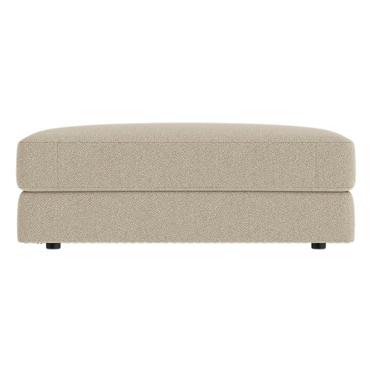 Reno fotpall 112x112 cm Rhyme beige