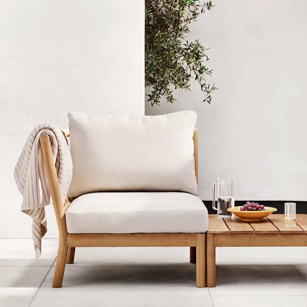 Tradition Avslutsmodul Light Sand/Teak 