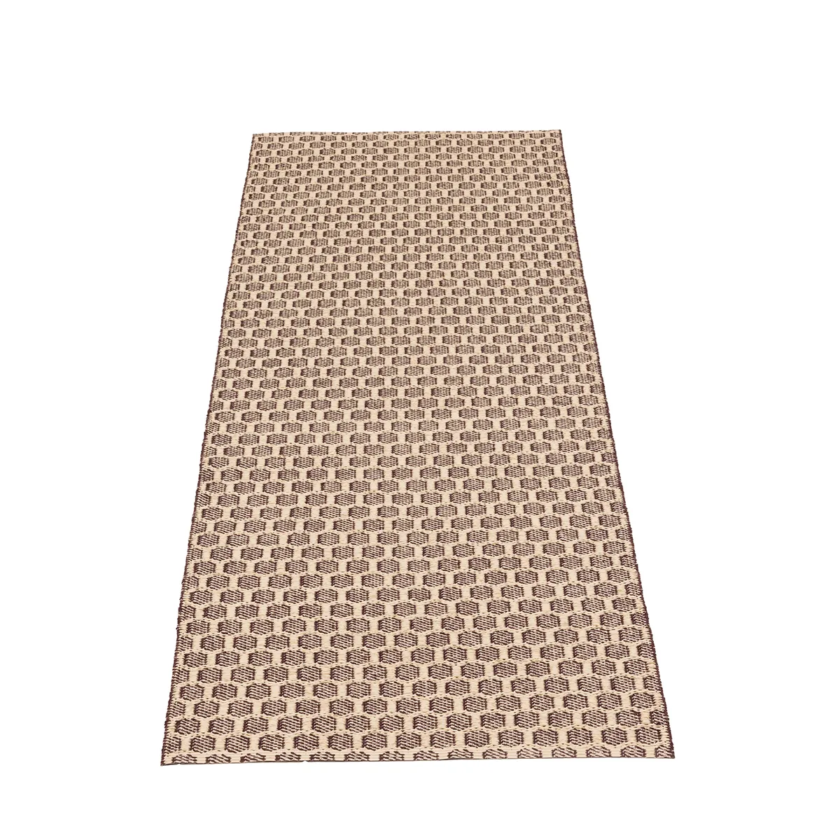 Vändbar Plastmatta MIMI Burgundy/Cream 70x180 cm